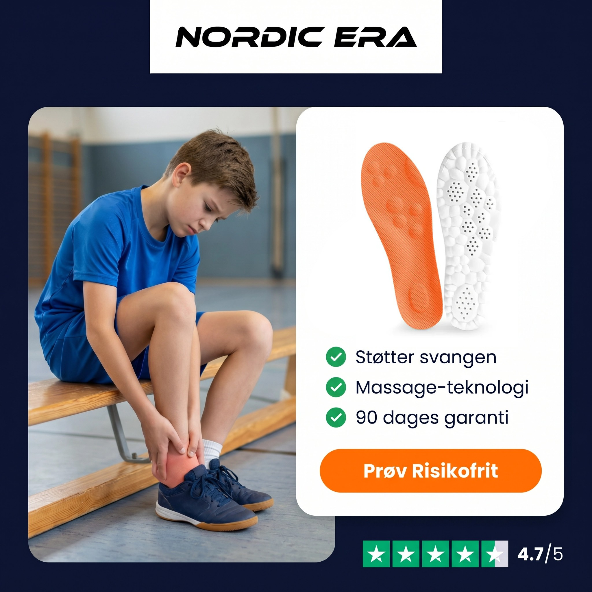 Barn med hælsmerter efter sport